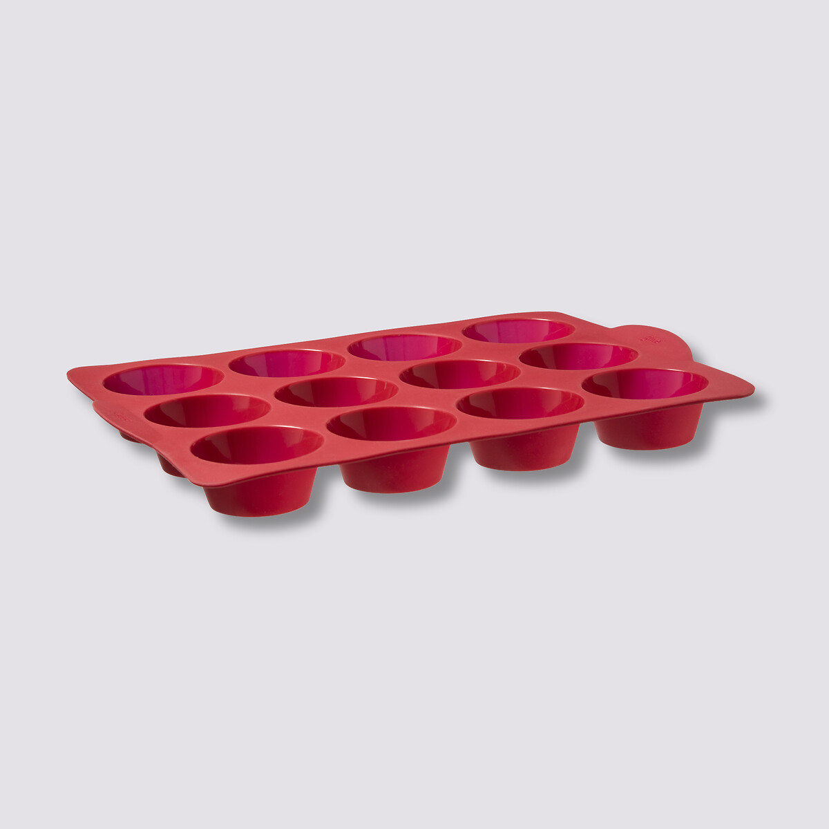 Moule 12 muffins silicone- rouge Silicone pro