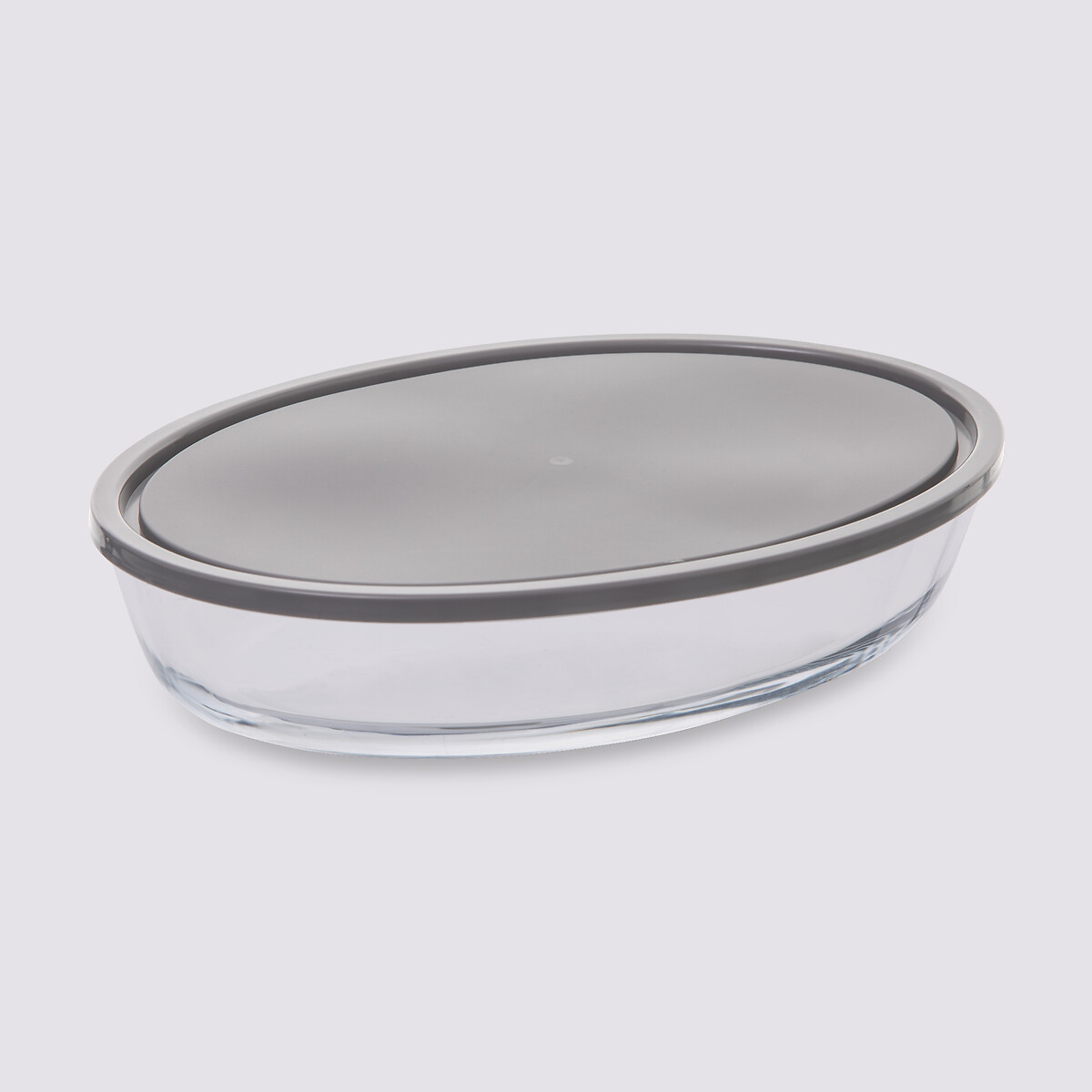 Plat ovale avec couvercle 30x21cm
