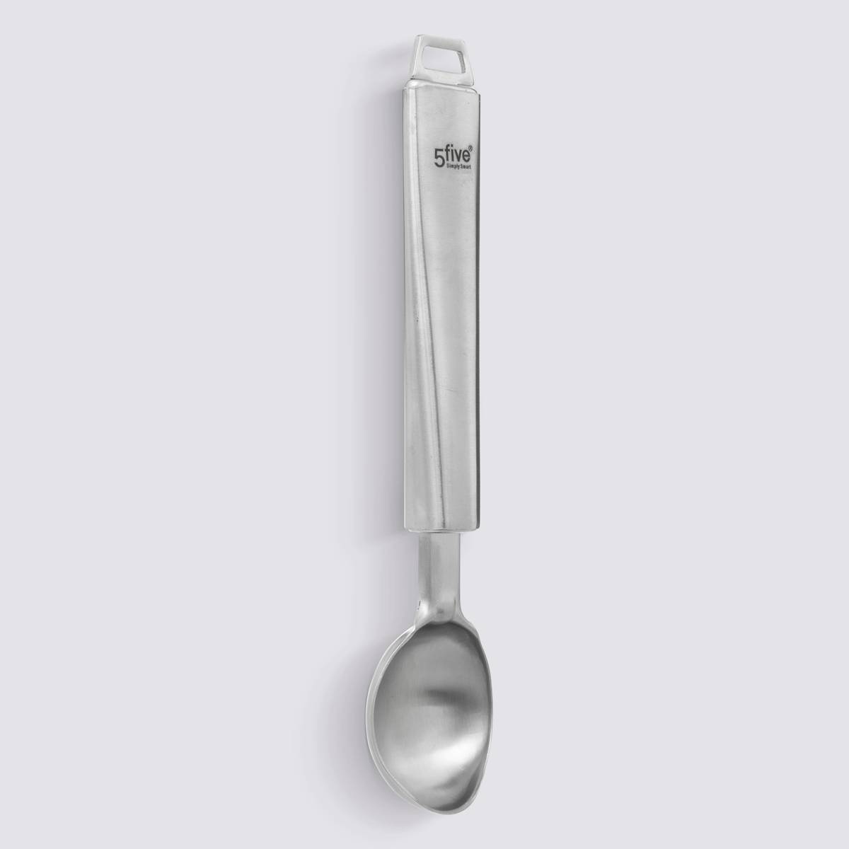 Ancienne Cuillère à Glace En Aluminium AGRIGEL Avec Poussoir - Longueur 18 Cm - Occasion