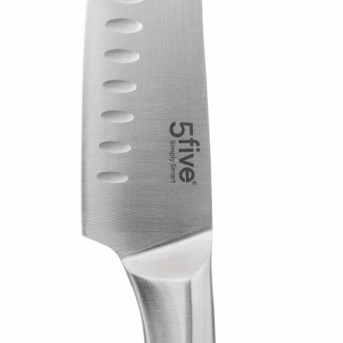 Couteau santoku inox - lame 18cm Silver précision