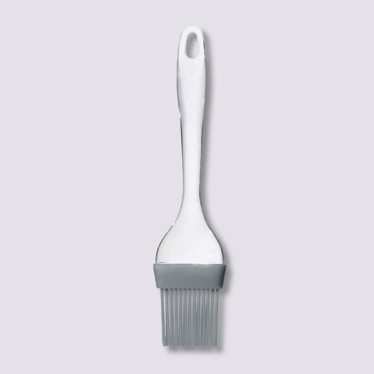 Pinceau en silicone, transparent et gris 