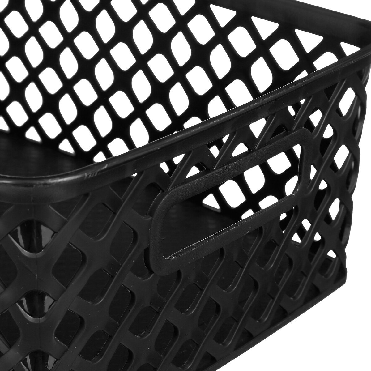 Panier en plastique 4l, noir