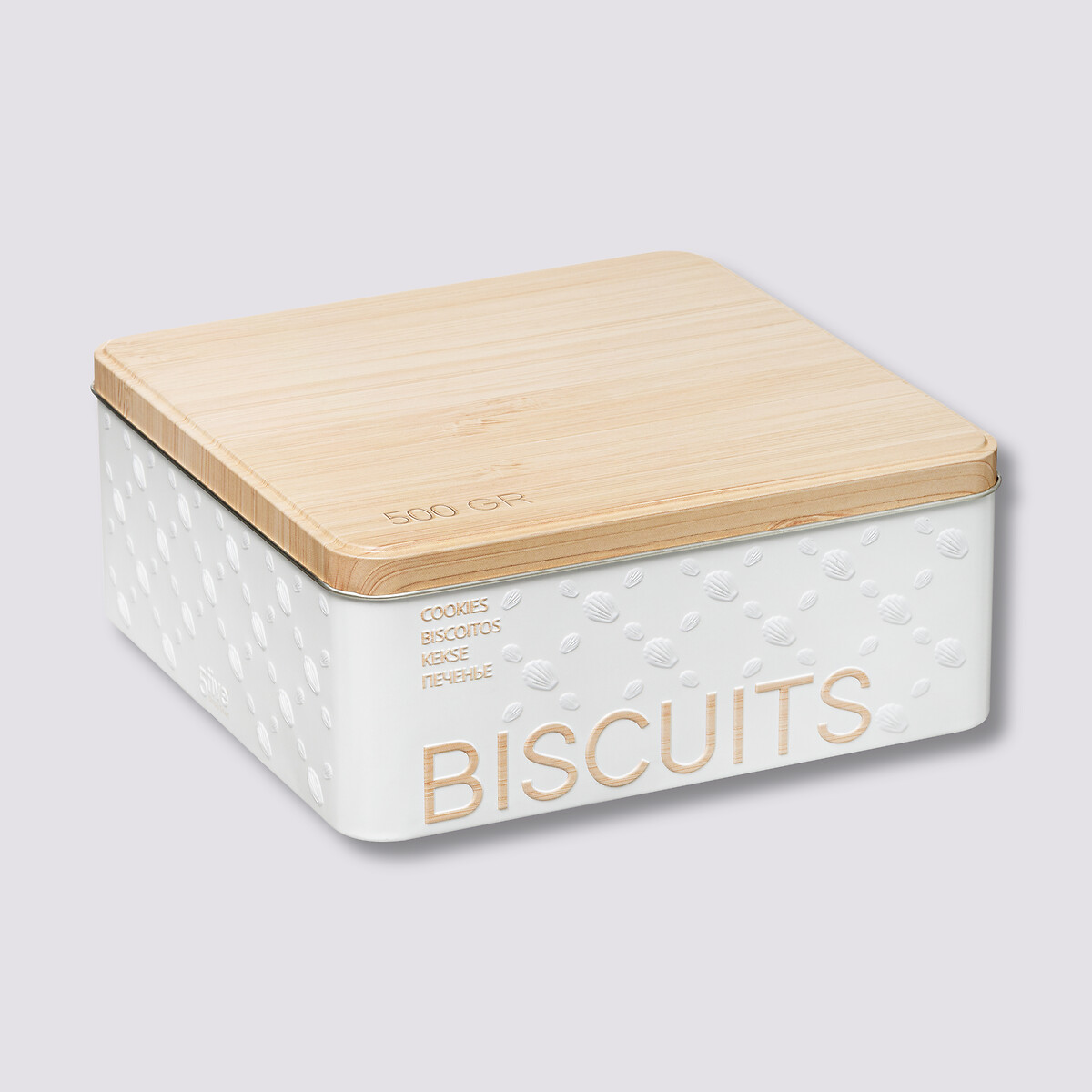 Lot De 2 Boîtes à Biscuits Métalliques Rectangulaires - Motif Arbre De Noël, 18,5x13x7 Cm - Pour Biscuits, Bonbons, Thé