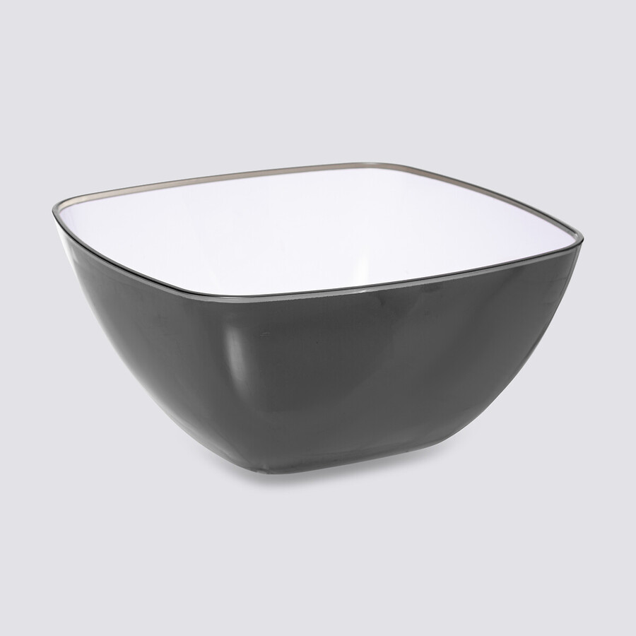 Saladier d25 cm, gris anthracite Square