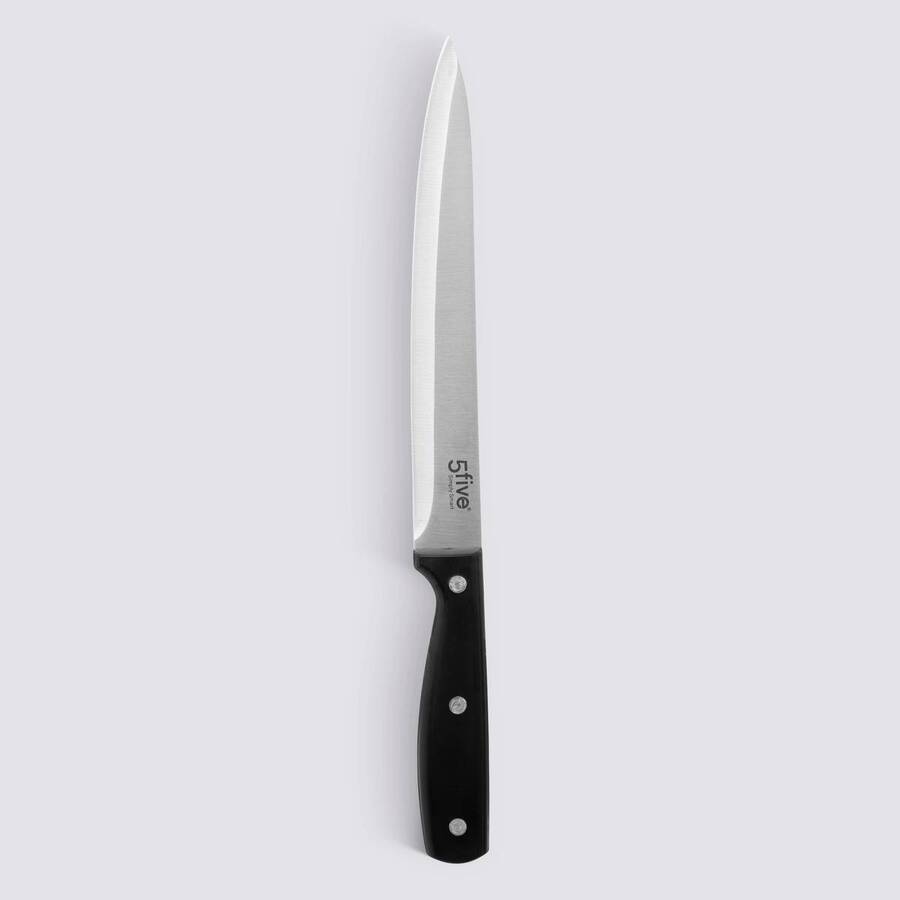 Couteau à trancher inox - lame 20cm Essentiel black