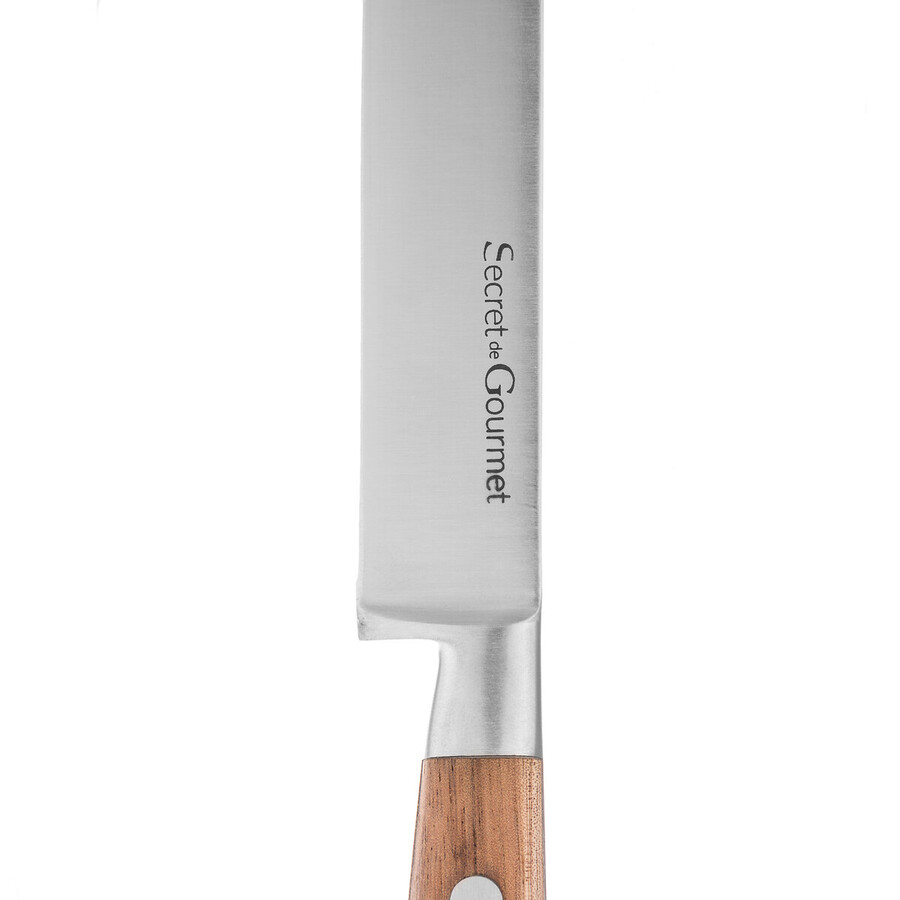 Couteau à trancher acier - lame 20,5cm Elegancia