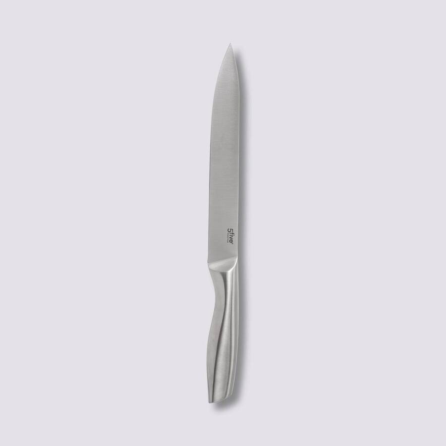 Couteau à trancher inox - lame 21cm Silver précision