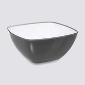 Saladier d25 cm, gris anthracite Square