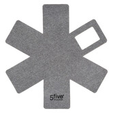 6 protections anti-rayures, gris/noir