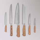 Couteau à trancher acier - lame 20,5cm Elegancia