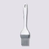 Pinceau en silicone, transparent et gris 