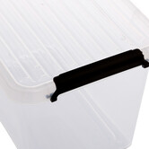 Boîte en plastique transparente 6,5l Clip'n box