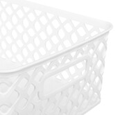 Panier en plastique 4l, blanc Folky