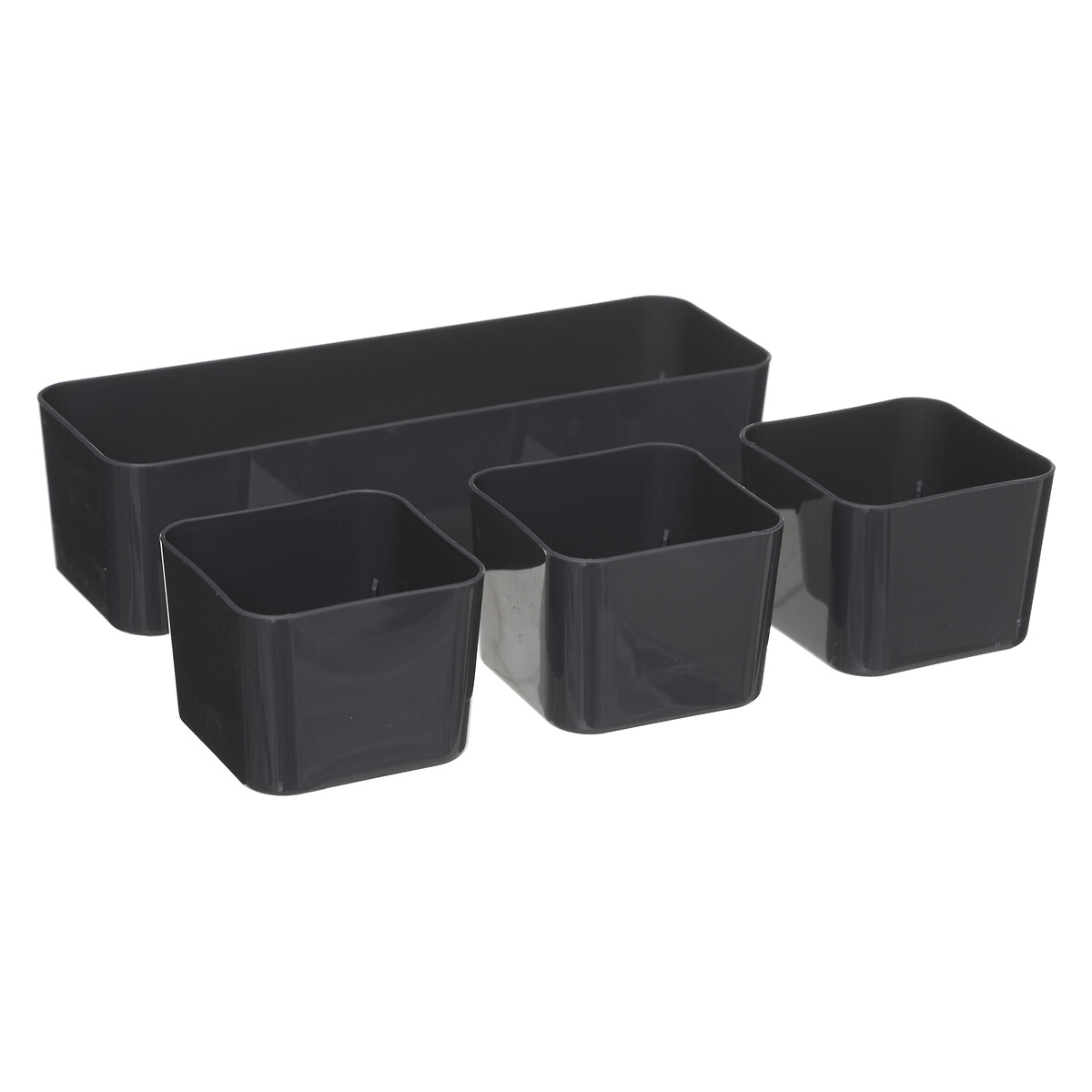 Boîte en plastique compartimentée 1,5l