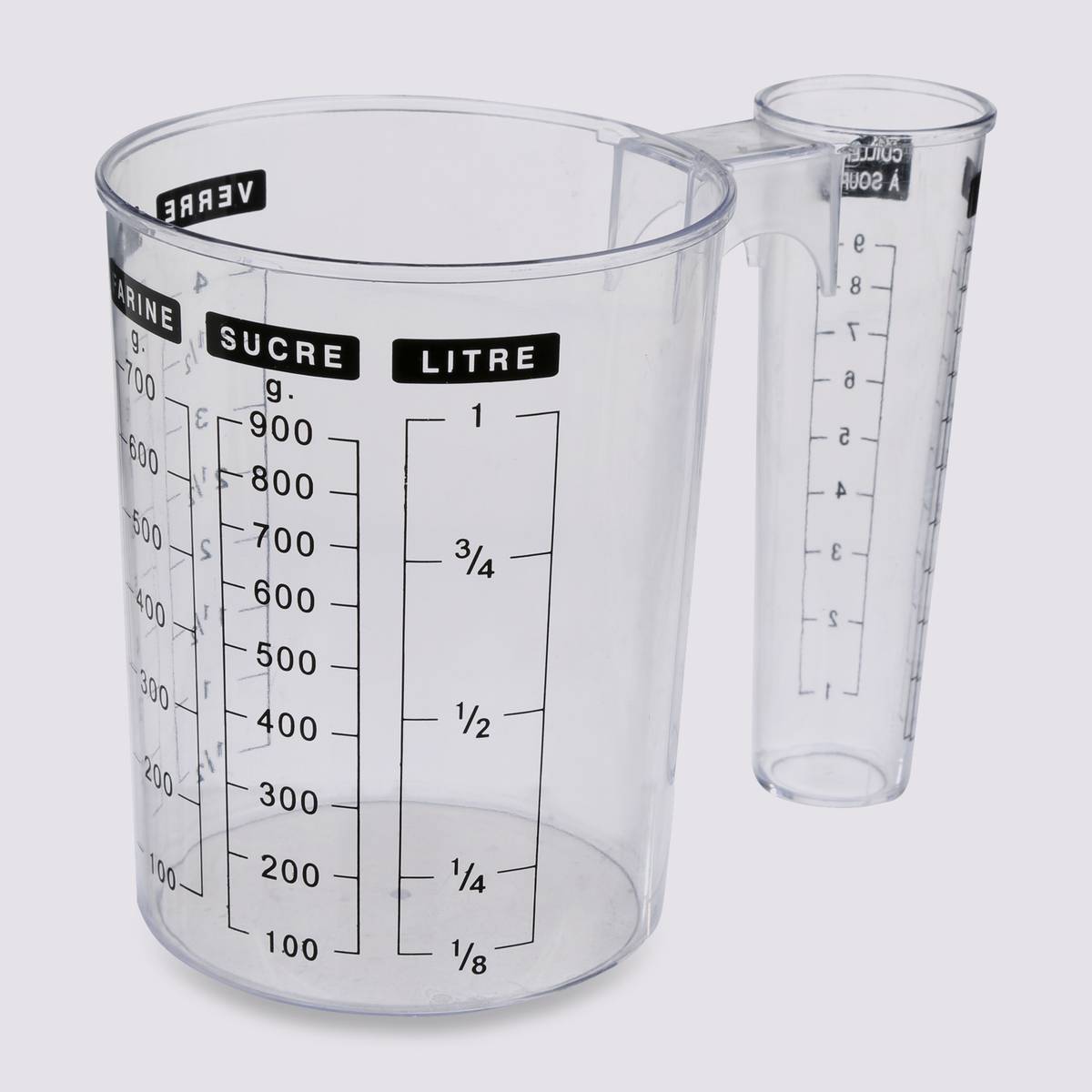 Verre doseur double 1l