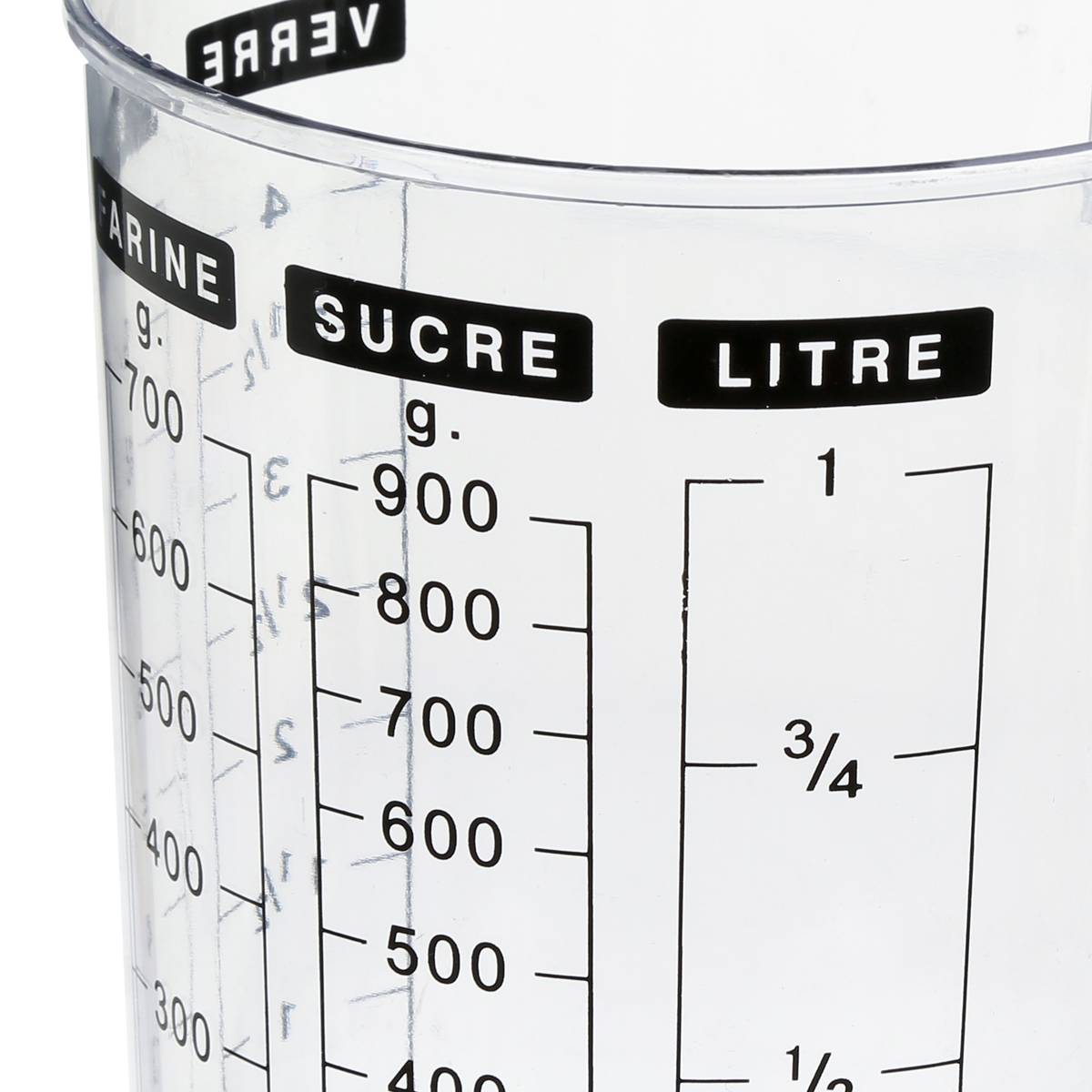Verre doseur double 1l