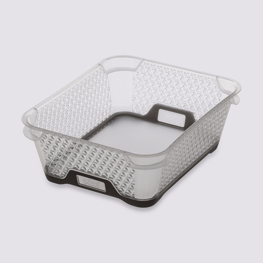 Panier en plastique 2,2l -taupe Gomy