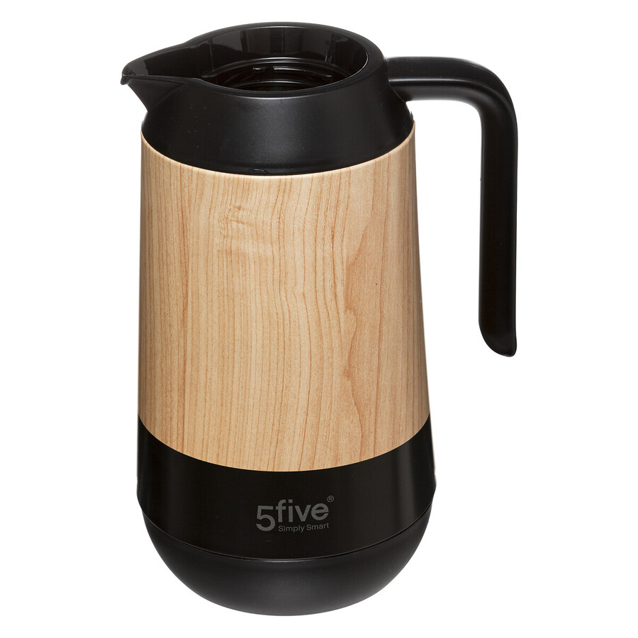 Pichet isotherme 1l, effet bois naturel 