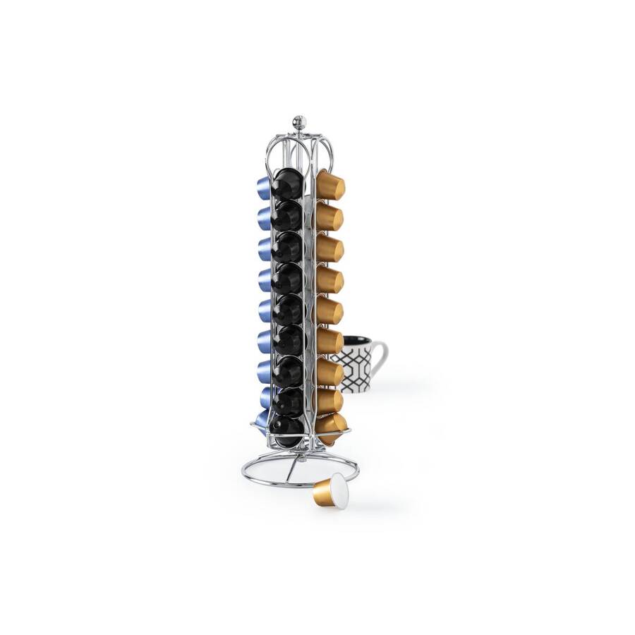 Porte-capsules rotatif x36, chromé