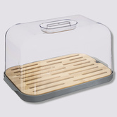 Boîte à pain 29cm, gris Fresh eat