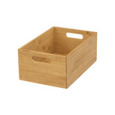 3 paniers rectangle en bambou Blackbamboo