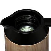 Pichet isotherme 1l, effet bois naturel 