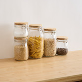 Bocal verre couvercle pin, 0,5l Wording
