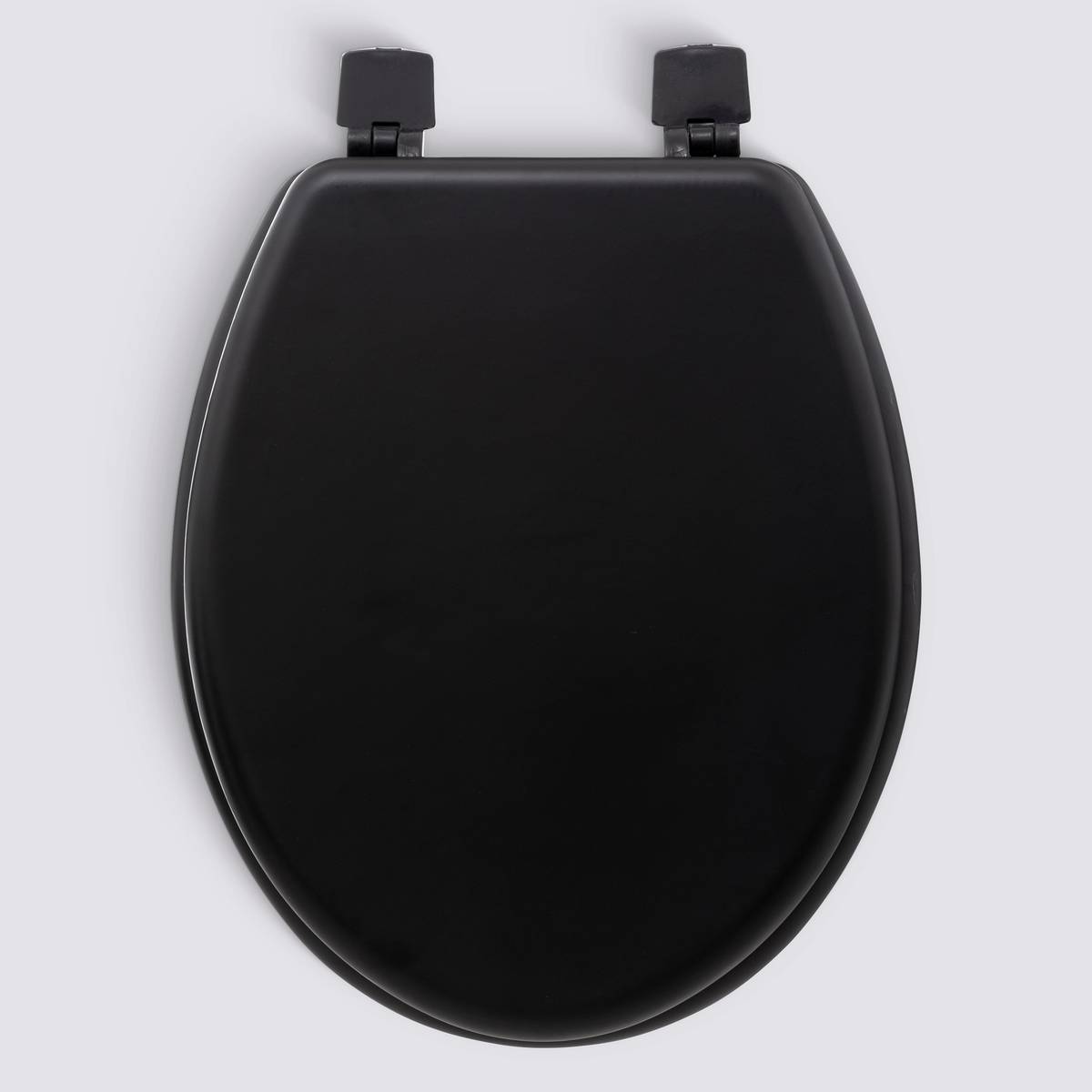 Abattant wc bois laqué, noir Colorama