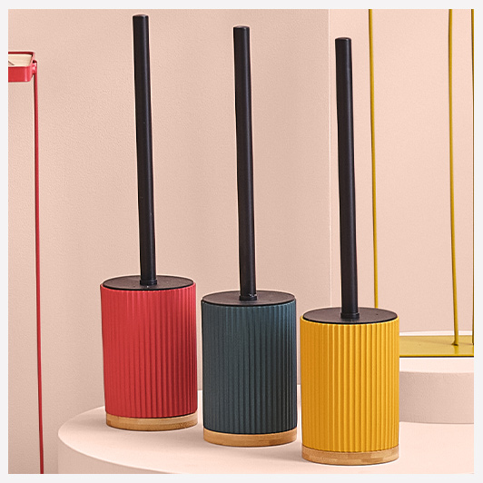 Brosse WC Avec Support Céramique Déco Palawan - Five : Design Multicolore Et Pratique