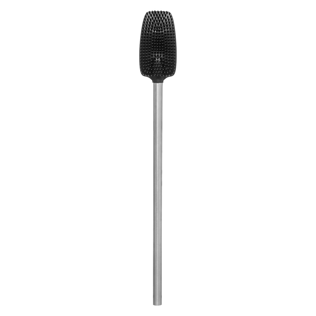 Brosse wc métal, blanc