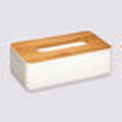 Boîte à Mouchoirs Rectangulaire Cuir Synthétique Marbre Blanc - Organiseur Bureau Avec Rangement Télécommande
