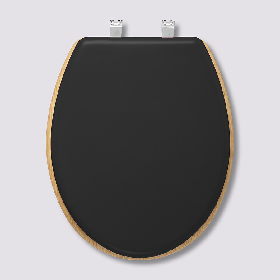 Abattant wc bois, gris charbon Modern color