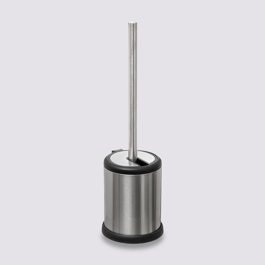 Brosse wc à clapet, inox