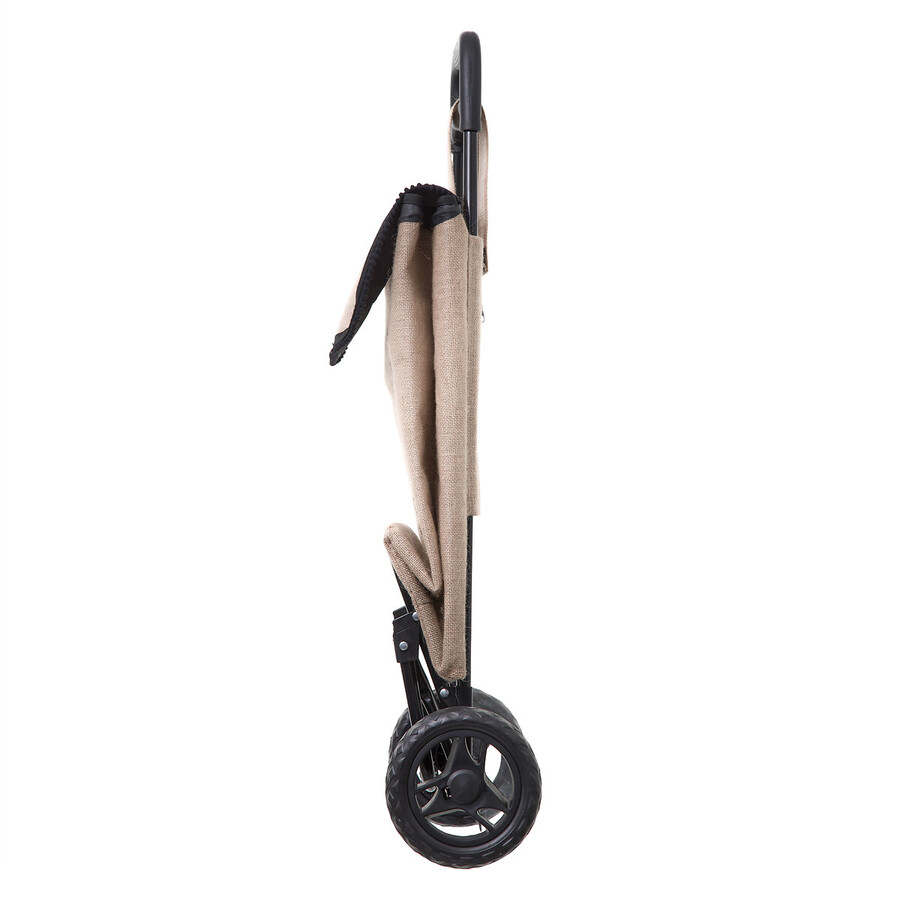 Chariot de courses  2 roues, jute 