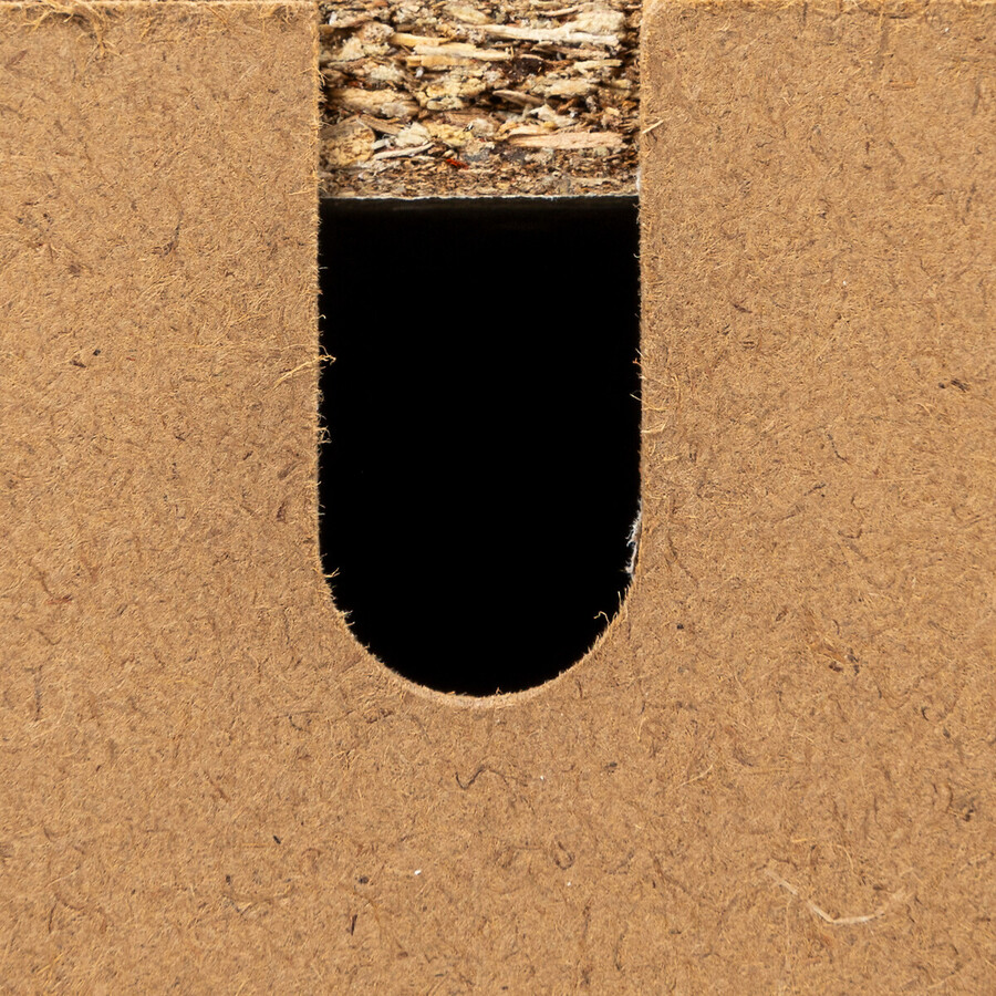 Commode 3 tiroirs, effet bois naturel Dolo