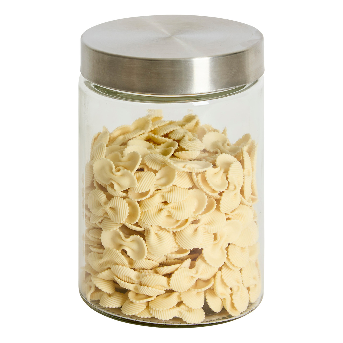 Bocal En Verre Avec Couvercle Hermétique 1.6 Litres - Conservation Aliments, Épices, 16.1x11.3x16 Cm - 4