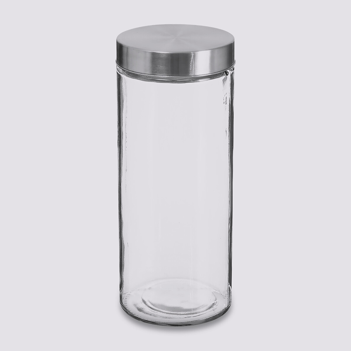 Bocal verre couvercle inox 2l