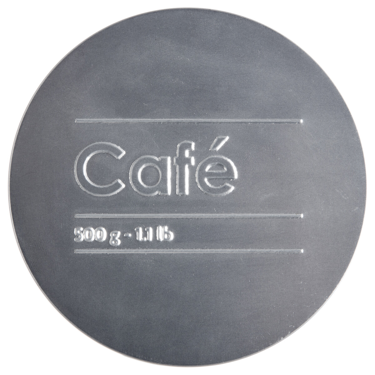 Boîte à café métal 500g, noir Black edition