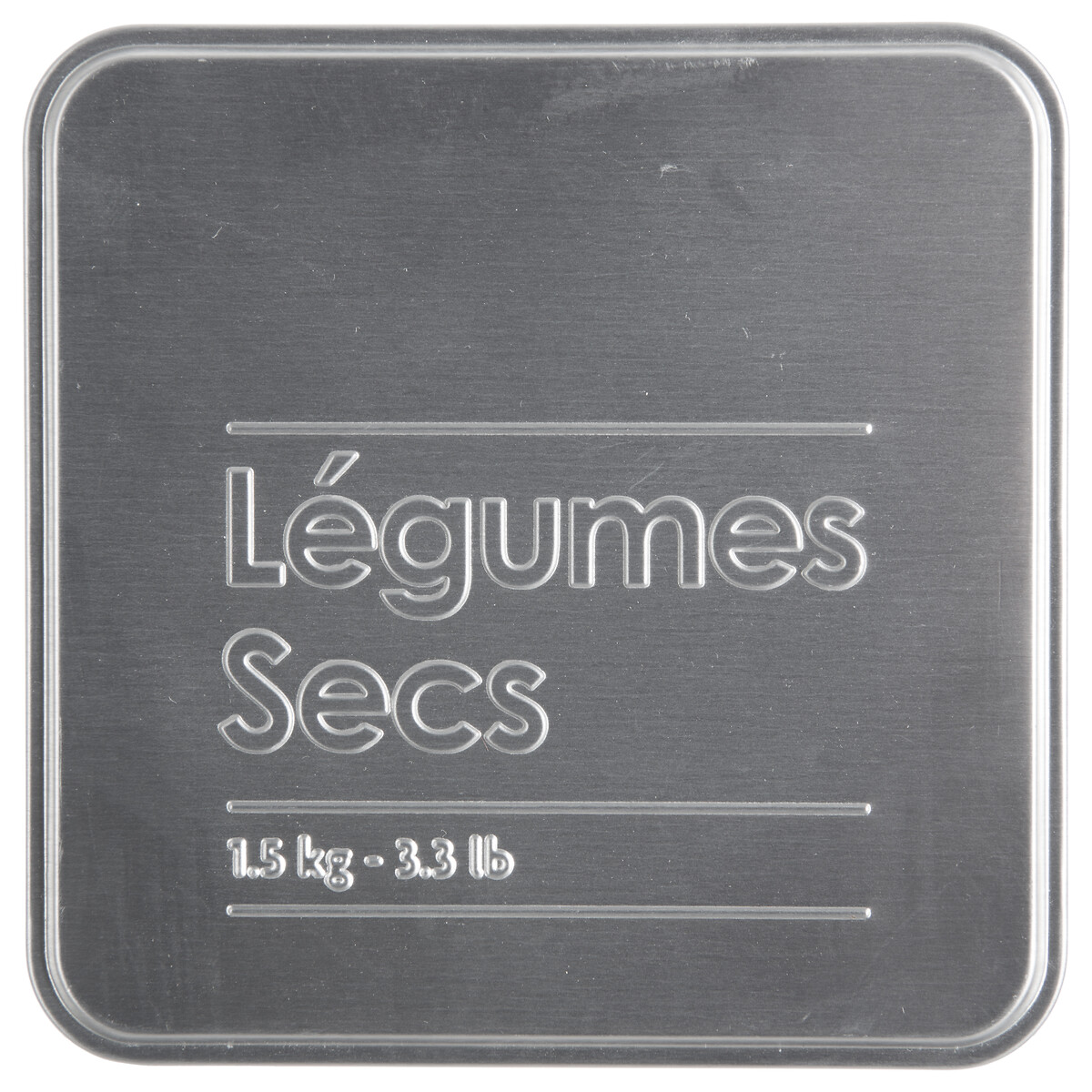 Boîte à légumes 1,5kg métal, noir Black edition
