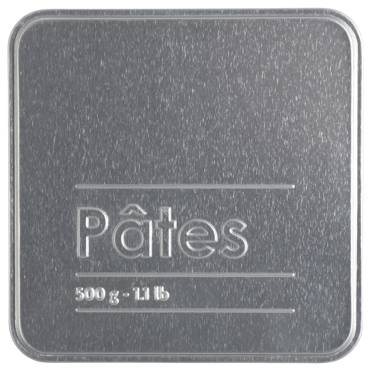 Boîte à pâtes 500g métal, noir Black edition