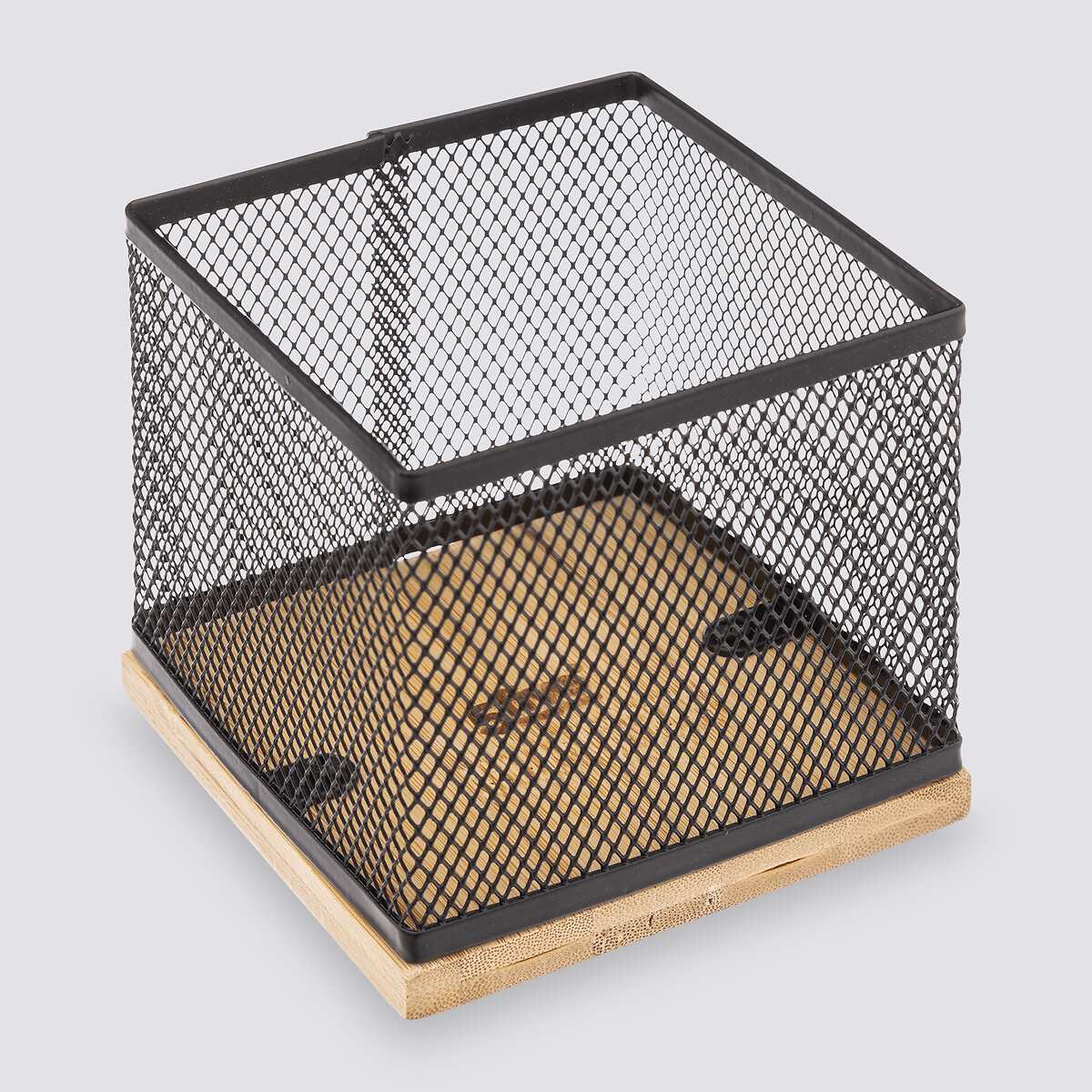 Fosinz Pot à Crayons Rond En Cuir Synthétique Noir – Organiseur Bureau Élégant, Rangement Stylos, Maquillage, Accessoires – Design Luxe Rétro