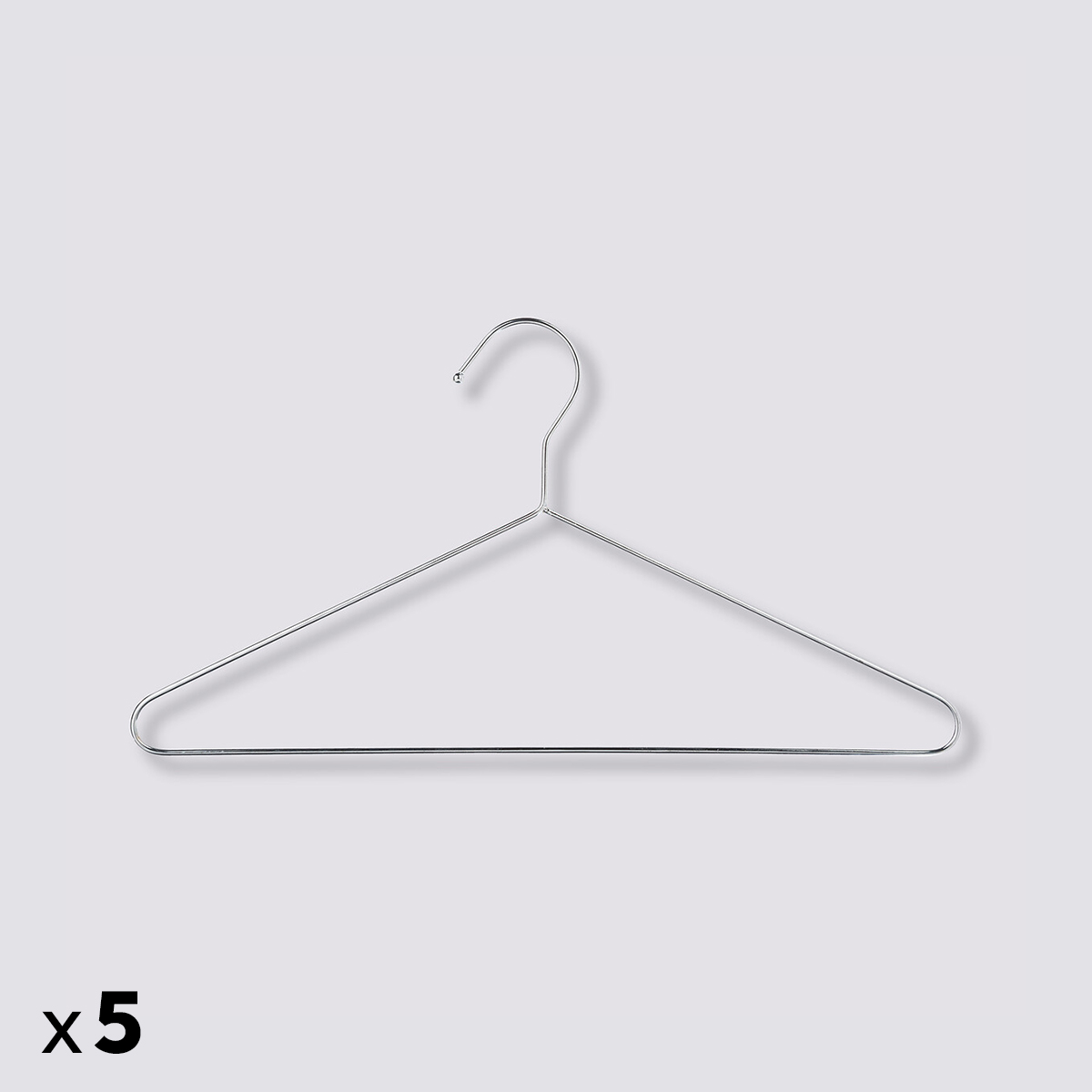 5 Cintres Métal Chromé Réglables - Parfaits Pour Pantalons, Jupes Et Manteaux | Gain De Place