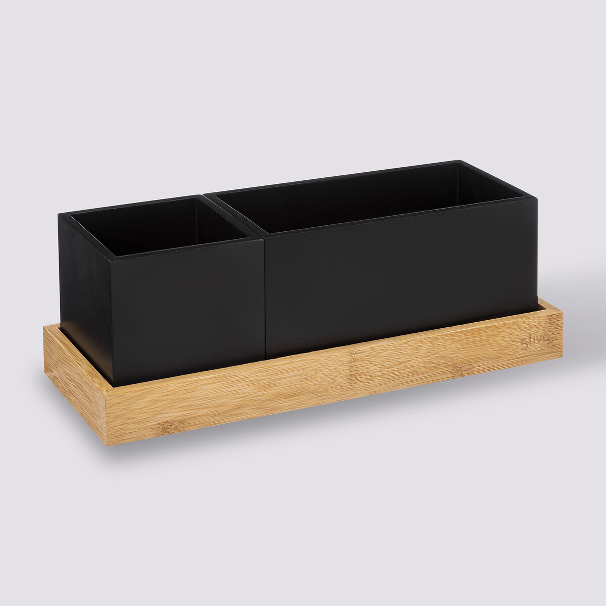 Organiseur amovible bambou, noir