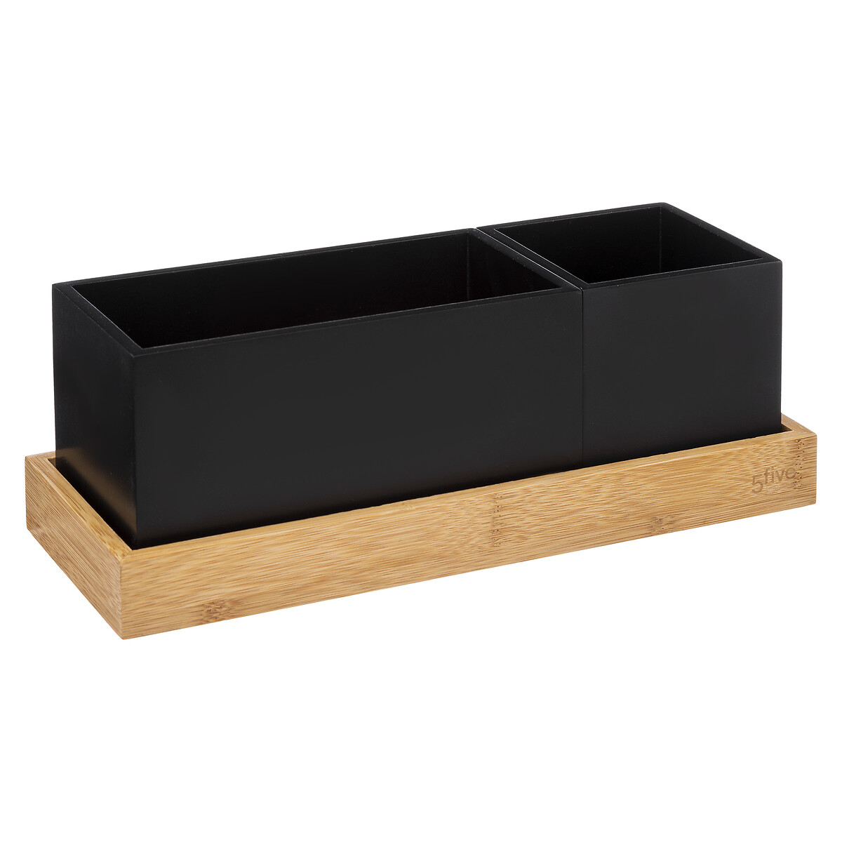 Organiseur amovible bambou, noir