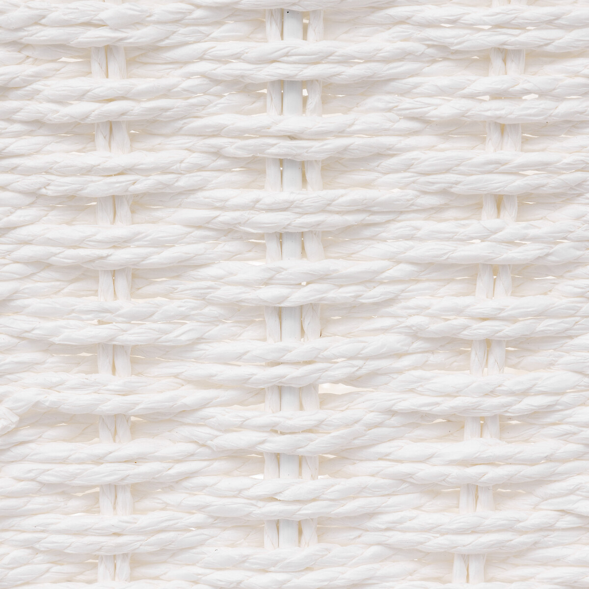 Panier vannerie 15x31cm, blanc Mix'n modul