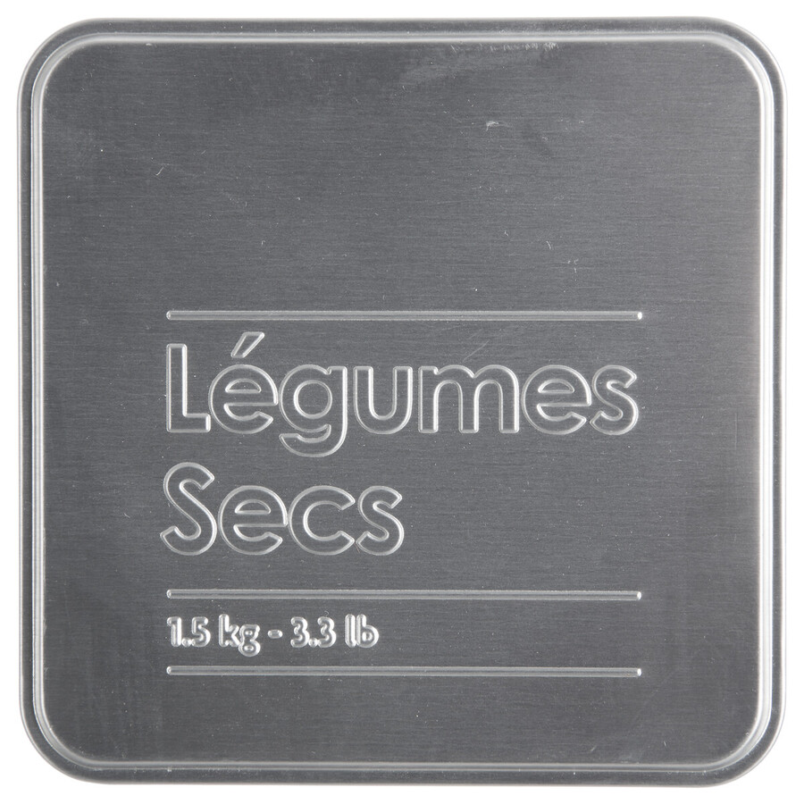 Boîte à légumes 1,5kg métal, noir Black edition