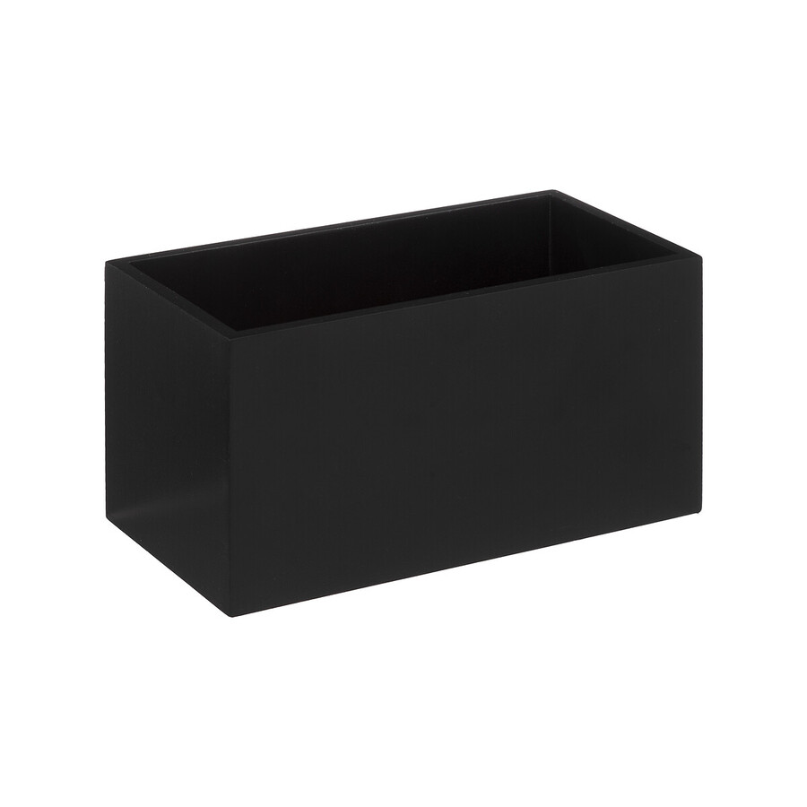 Rangeur 3 Tiroirs Bambou Noir - Meuble Rangement Petit Espace, Salon, Chambre