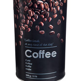 Boîte à café métal 500g, noir Black edition