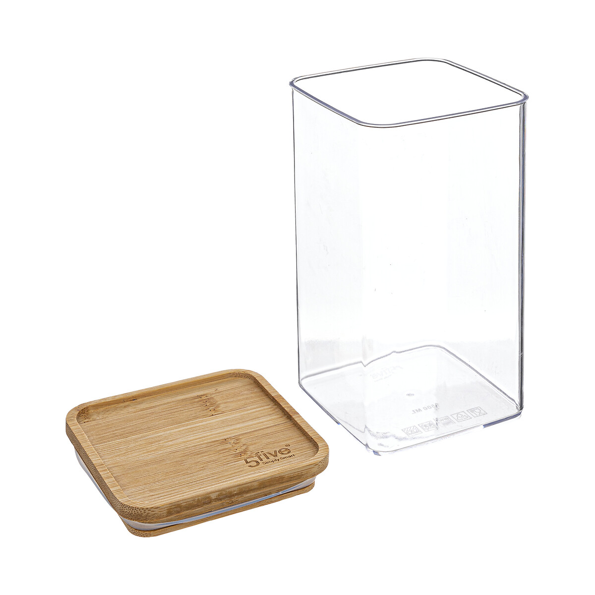Boîte de conservation carrée couvercle bambou, 1,5l Eske
