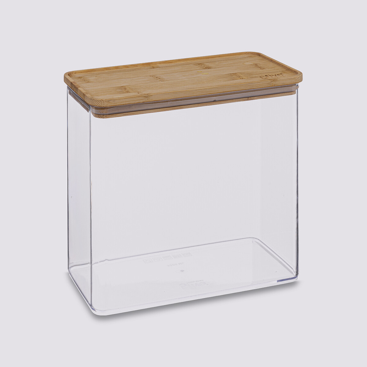 Boîte de conservation rect couvercle bambou, 3l Eske